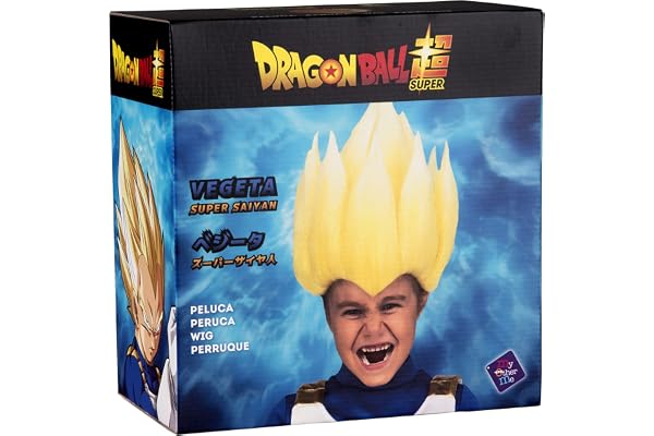 My Other Me me- saiyan vegeta Dragon Ball perruque, Multi (230122)