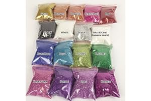 Meena Supplies 150ml Extra Fine Glitter Refill Bag Silver