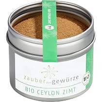 Zauber der Gewürze Ceylon Zimt BIO gemahlen, Zimtpulver, 100 ...