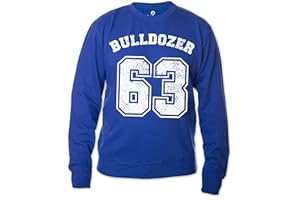 Bud Spencer Felpa da uomo Bulldozer 63 (blu)