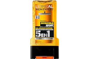 L'Oréal Men Expert Invincible Sport Shower Gel for Men, 300 ml