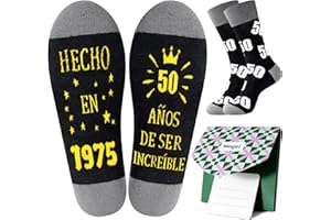 Moyel Regalo 50 Años Hombre 1975 Original Calcetines Hombres Divertidos 43-46 50 Cumpleaños Regalos Originales Para Hombre 50 Años Regalo Cumpleaños Hombres para Padre Abuelo