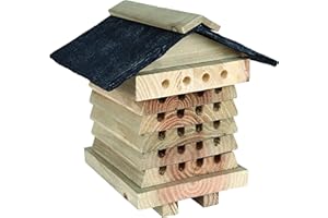 Gardman AE60015 Abri Ruche Bois Naturel 19,5 x 20 x 21,5 cm