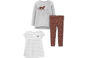 Simple Joys by Carter's Set da Gioco in 3 Pezzi Bimba e Bambina