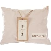Penelope Bronze Goose Feather Baby Pillow 35x45