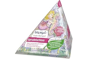 ‎ARTOLF tetesept Kinder Badespaß Sprudelschloss Prinzessin Lillifee – Pflegender Badezusatz für Kinder ab 3 Jahren – 1 x 80 g