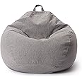 Lumaland Poltrona a Sacco Comfort Line - XL - 90x110x50 cm - Bean Bag Interno ed Esterno per Giardino, Salotto, Balcone - Pou