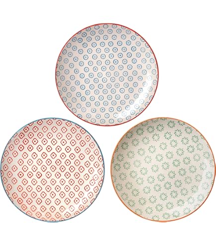 Cosy&Trendy borden Delerio - 23.5 cm - set van 6