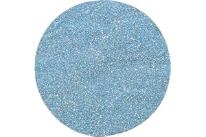 ANTHONY PETERS Coloured Glitter Art Sand | 200 Gram Bag | Kids Sand Art | Mix of fine Silver Glitter & Sand! | Light Blue