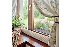 ‎4L TEXTIL 4L Textil Zugluftstopper Cord Durchzugstopper Windstopper für Türen und Fenster Luftzugstopper für Tür Türschlange Türrolle 100 cm (Beige, 100 cm)