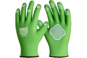 COOLJOB Arbeitshandschuhe für Kinder 2-3 Jahre,griffige Kinder Gartenhandschuhe (1 Paar S)