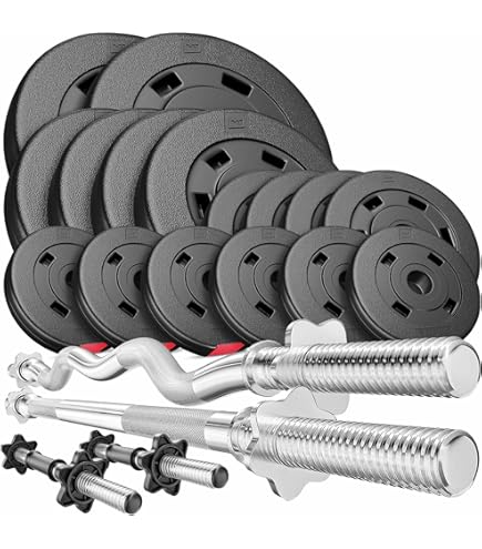 Bad Company Olympia Hantelscheiben Mit Farb-Code - Gummi-Überzug 1,25-25kg Paarweise Oder Set