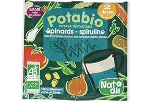 NATALIE DANCEWEAR Nat-Ali Potabio Épinards Spiruline 10 x 17 g, 170 gramme