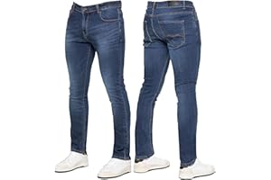 989Zé ENZO Mens Jeans Stretch Skinny Slim Fit Denim Pants Trousers EZ325 All Waist Sizes