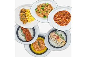 LUNCH4YOU Fertiggerichte – frisch zubereitet und gekühlt geliefert | Hausgemachtes Fertigessen, gesunde Mahlzeit & schnelles Essen für die Mikrowelle | 6 x 500g – (Fit Style Box)