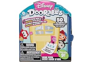DOORABLES -Disney Mini Peek Set con 2 o 3 personaggi sorprese, nuova serie, modelli casuali, giocattoli per bambini dai 5 anni in su, DRB11
