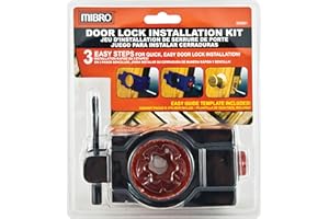 Mibro 300681 Door Lock Install Kit for Wood Doors