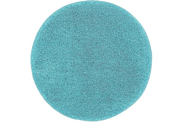Kleine Wolke Textilgesellschaft Relax Tapis de Bain, Synthétique, Turquoise, 100 x 100 x 6 cm