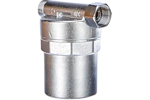 Caleffi Amortyzator wodny mosiądz, chromowana nakrętka złączkowa 3/8" IG x 3/8" AG 525130