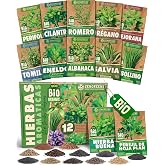 ZenGreens&reg; Eco Aromatic Herb Seed Set - 12 Varieties | Kitchen &amp; windowsill, fresh scents, gift idea for gardeners