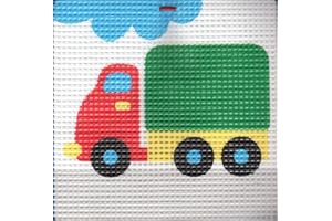 DISTRIFIL Kit Canevas Enfant gros trous Camion - Ref 204