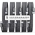 LISEN USB C Cable, 5-Pack [3.3/3.3/6.6/6.6/10FT] USBC to USBC Cable for iPhone 16 15 Pro Max Car Charger, 60W (3.1A) C to C Cable Fast Charging for Samsung S24/23, iPad, MacBook Air/Pro USBC Charger