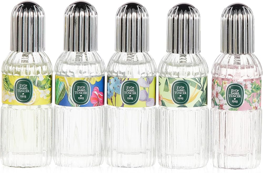 Eyüp Sabri Tuncer Silindir Cam Şişe Kolonya 5 Li Set (5 x 16 ml)