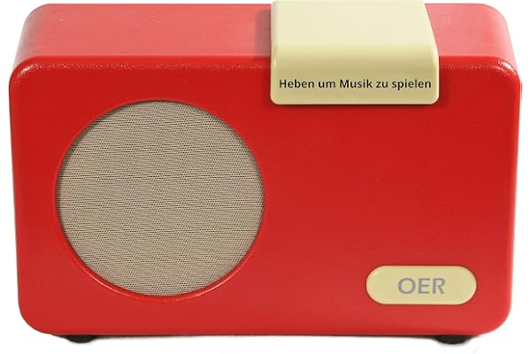 OER Musikspelare, musikbox för demenspatienter, seniorradio med enkel drift, speciellt för seniorer med Alzheimer, gåva till personer med demens, demenshjälpmedel