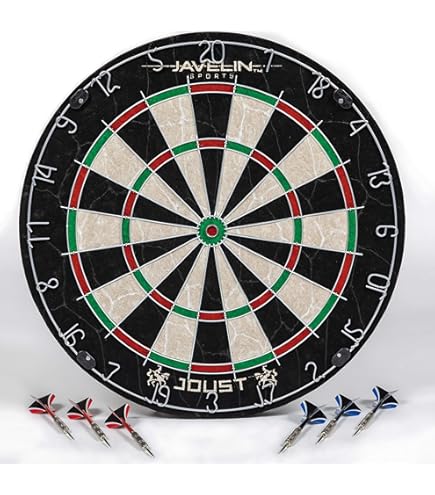 Hathaway Centerpoint Bristle Dartboard and Solid Wood Cabinet - Dark Cherry Finish 25.5-in Black Composite Dartboard Cabinet with Dartboard in the Dartboard Cabinets department at