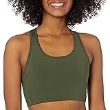 Amazon Essentials Women's Active Sculpt Medium Support Racerback Sports Bra