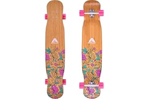 Apollo Longboard Dancing – 117 X 24 cm – Rodamientos ABEC-9 – Monopatín Longboard Elegante – Dancing para Principiantes y Expertos – Apto para Todos los Trucos y Movimientos – Cruiser Longboard