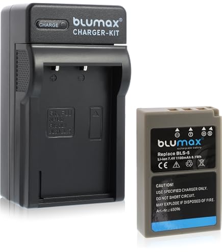 VHBW 2er Pack Akku Für Olympus Kameras – Kompatibel Mit Pen E-P7, E-PL5, E-PL2, E-PL7, E-PL8, E-P3, E-PL6, E-PL9, E-PM1, E-PL3 (900 MAh, 7,2 V)