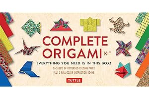 Complete Origami Kit: Everything You Need Is in This Box! [Origami Kit with 2 Books, 96 Papers, 30 Projects]: [Kit with 2 Origami How-to Books, 98 ... ... Kit is Great for Both Kids and Adults