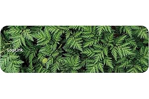 LogiLink ID0169 "Wald" Gaming podkładka pod klawiaturę z wąską podkładką na nadgarstek zielona