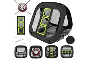 CATCHLUCK Golf Practice Chipping Net 5 Modes Golf Nets for Garden Pop Up Target Indoor Outdoor Training Perfect for Backyard Practice and Golfers