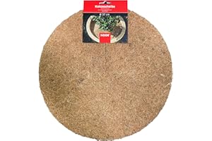 NOOR Kokosscheibe Ø 37 cm I Kokosmatte Winterschutz Pflanzen I Für Topf- und Kübelpflanzen I Schutz vor Schnee, Frost & Kälte I Frostschutz Pflanzen I Pflanzen Kälteschutz I Überwinterung Pflanzen