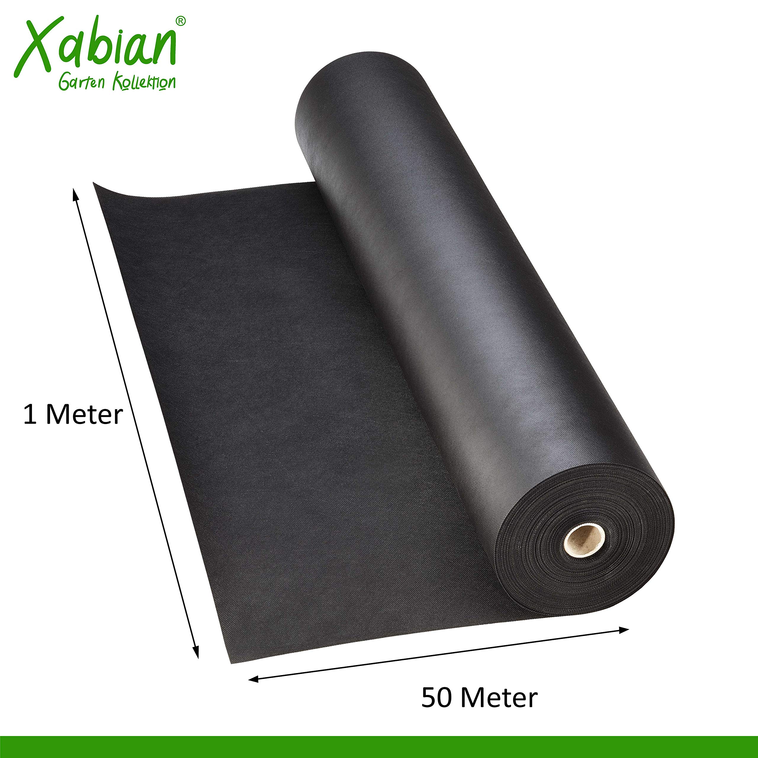Xabian Anti Unkrautvlies 150g/m² Gartenvlies 25m² - 50m² - 75m² schwarz – Bild 4