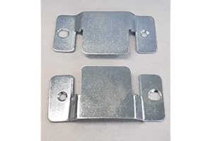 WITPOCE One Pair of Heavy Duty Flush Mount Headboard Hanging Wall Interlocking Brackets FREEPOST