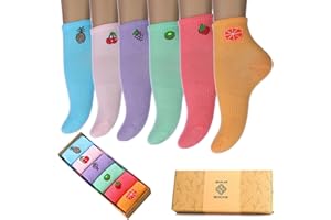 SMUG SOCKS Women Socks 6 Pairs, Bamboo Ladies Socks, Ecofriendly Ankle Socks Women Size 4-7, Breathable Moisture-Wicking Womens Sock, Multipack Sports, Workouts and Casual Socks