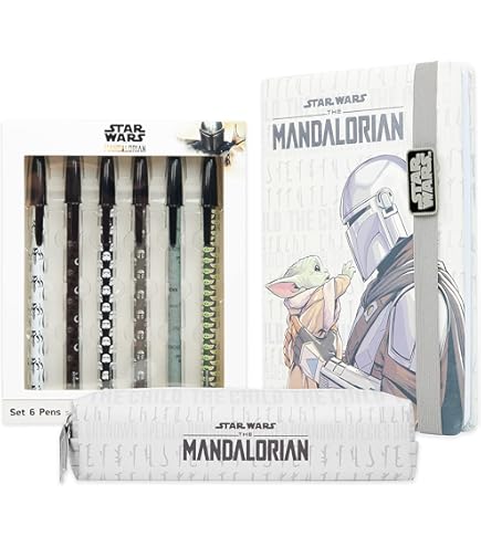 Elbenwald Star Wars The Mandalorian Mok met Grogu The Force Is Strong motief 400 ml, hoogte 9 cm Keramiek Zwart Wit