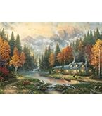 Puzzle Thomas Kinkade: Sonnenblumenfelder, 1 000 Teile