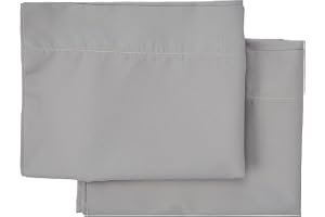 Todocama – Set med 2 örngott, extra mjuk mikrofiber, allergivänlig. Set med 2-120 x 40 cm