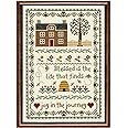 Janlynn 50222 Counted Cross Stitch Kit 7.75"X11.25", Joy in The Journey (14 Count), Blue