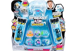MrBeast Lab Swarms, Mega Lab Pack, 12 Interior, experimenta para mutar Tus enjambres, Mezclar, agitar, Crear (Moose Toys 24714)