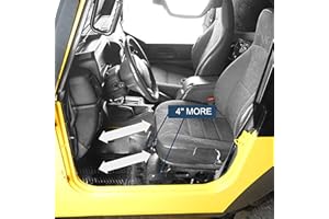 u-Box Jeep Wrangler TJ Seat Adapter Bracket 1997-2006 Black Steel