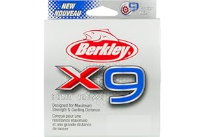 ‎BERKLEY Berkley X9 geflochtene Angelschnur – 9-fache geflochtene Schnur zum Salzwasser- und Süßwasserangeln