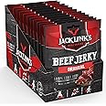 Jack Links Beef Jerky Original – 12er Pack (12 x 70 g) – Proteinreiches Trockenfleisch vom Rind – Getrocknetes High Protein D