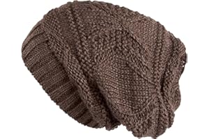 Lilax Knit Slouchy Oversized Soft Warm Winter Beanie Women Hat