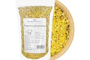 Mélange de Poivre Citronné Moulu - Idéal pour Poisson, Légumes & Marinades – Saveur Intense et Équilibrée 100 Grammes | KUCHNIA ZDROWIA