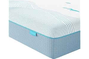 Vesgantti Single Mattress, 16CM Ocean-Inspired Single Memory Foam Mattress with Cooling Gel Foam and Breathable Mesh - Medium, 90x190x16cm